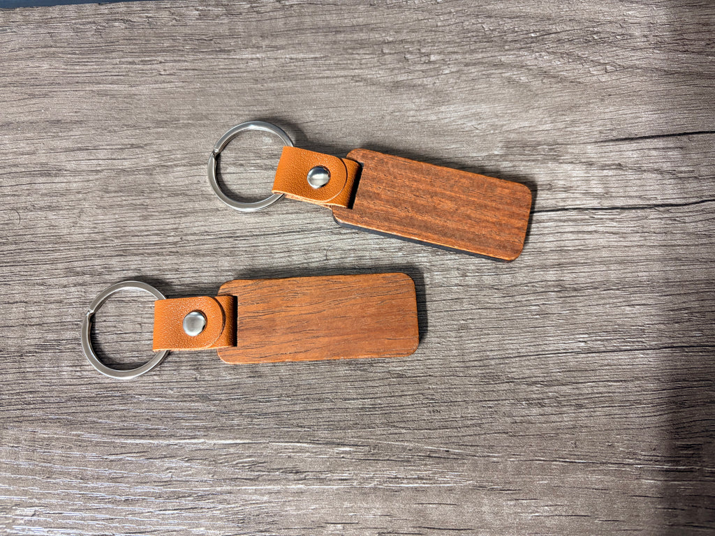Porte-clés gravé (bois)
