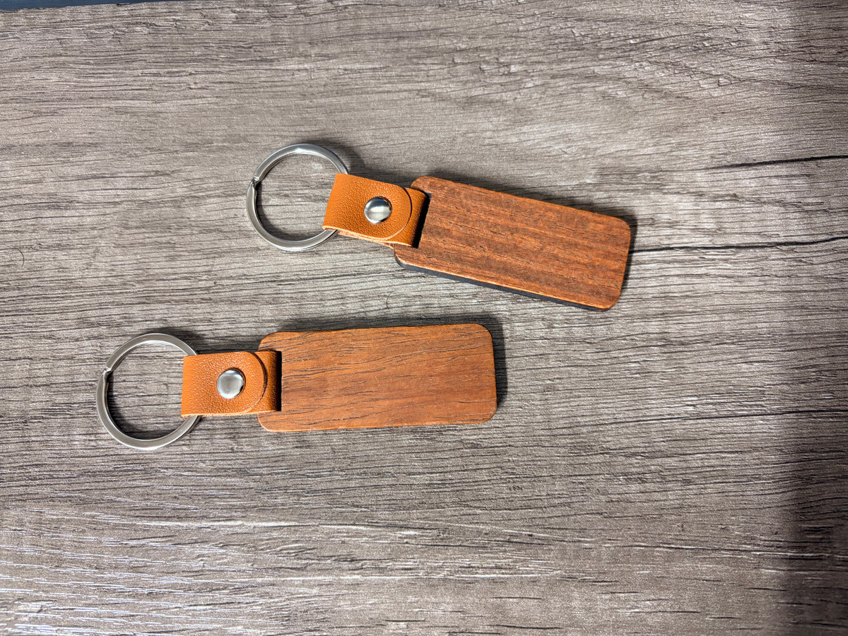 Engraved Keychain (Wood)