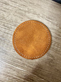 Engraved leather patch